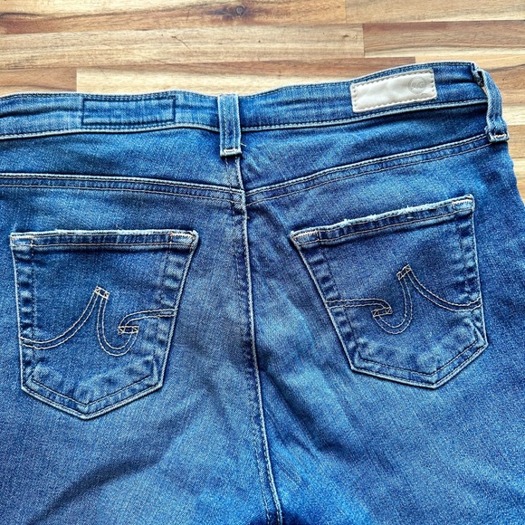 AG Super Skinny Ankle Blue Denim Jeans - Picture 9 of 9